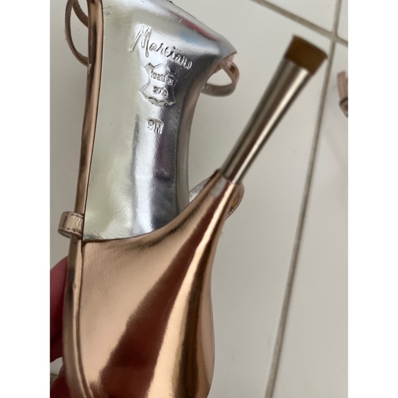 Vintage Marciano Jeweled Metallic Heels - Picture 8 of 8